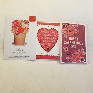 Hallmark Valentine's Day Card Assortment 9 New Cards w/ Envelopes